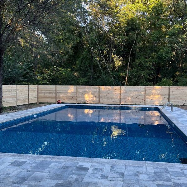 Privacy Fence Around Pool in Birmingham, AL - Installed by First Class Fence